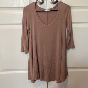 Half sleeve long Womens shirt